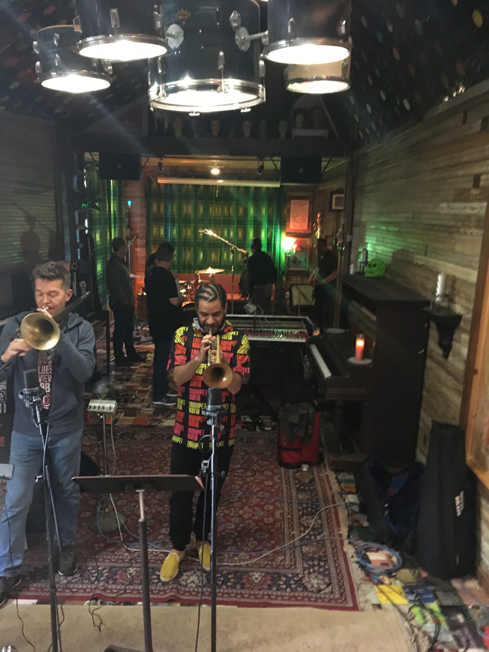 Maceo Parker recording - Horns